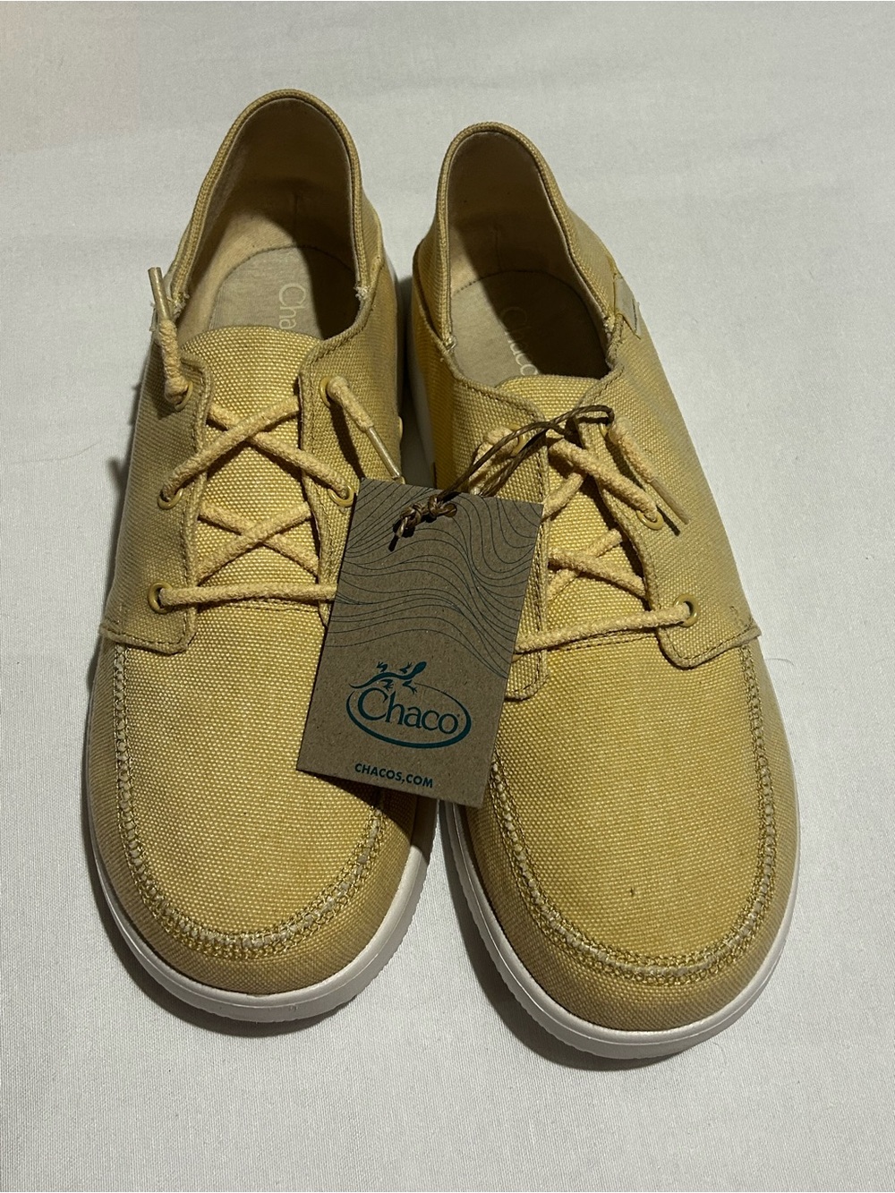 Chaco Women’s Yellow Canvas Slip-On Loafers